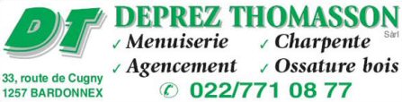 DEPREZ THOMASSON Menuiserie Charpente Agencement Ossature bois 1257 Bardonnex