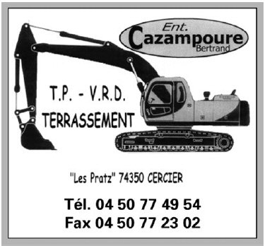 Cazampour terrassement - TP- VRD 74350 CERCIER